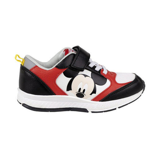 Sapatilhas de Desporto Infantis Mickey Mouse Preto Vermelho