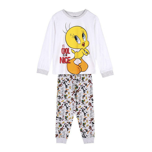 Pijama Infantil Looney Tunes Cinzento