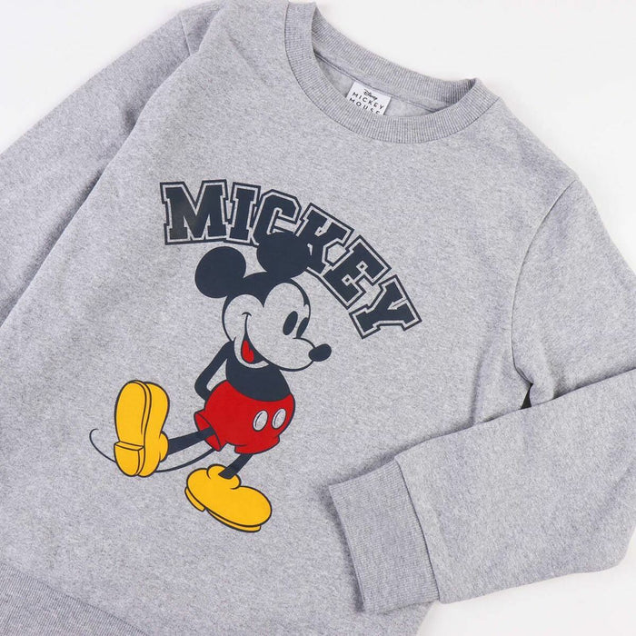 Polar sem Capuz Criança Mickey Mouse Cinzento