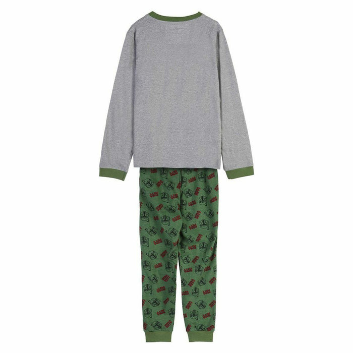 Pijama Infantil Boba Fett Cinzento Verde-escuro