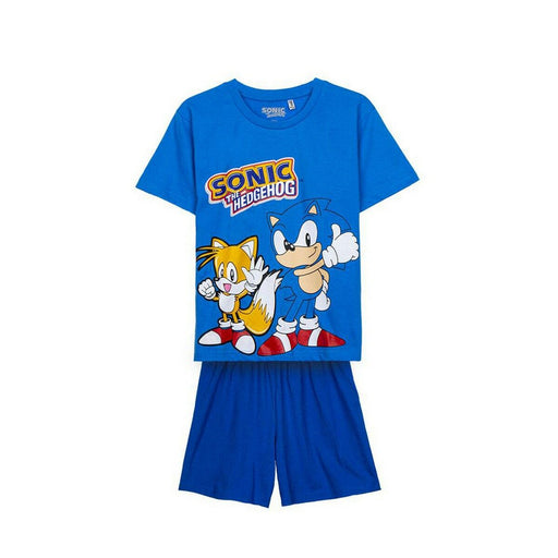 Pijama Infantil Sonic Azul escuro