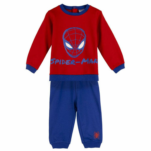 Fato de Treino Infantil Spiderman Vermelho Azul