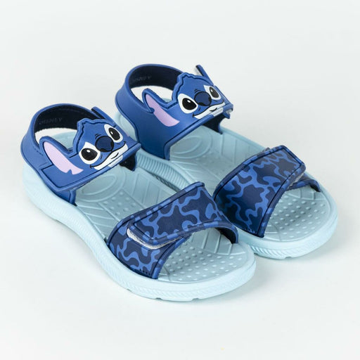 Sandálias Infantis Stitch Azul Claro