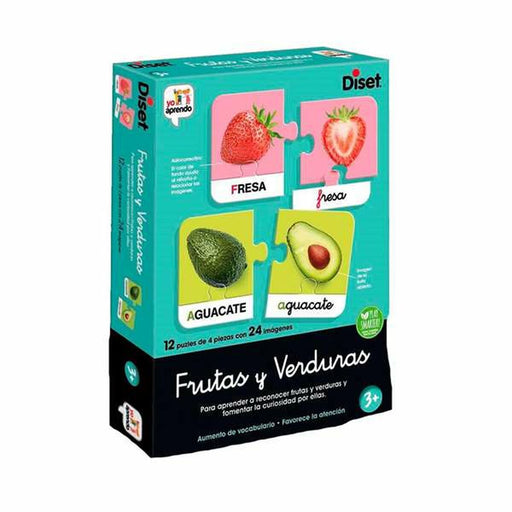 Jogo Educativo Diset Yo Aprendo Frutas & Verduras Puzzle (ES)
