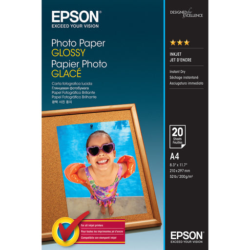 Pack de Tinta e Papel Fotográfico Epson C13S042538
