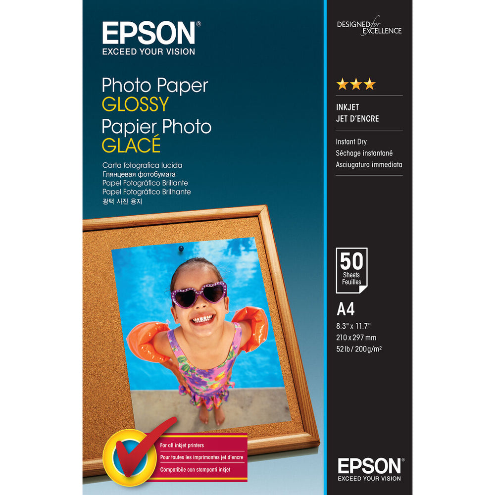 Pack de Tinta e Papel Fotográfico Epson C13S042539