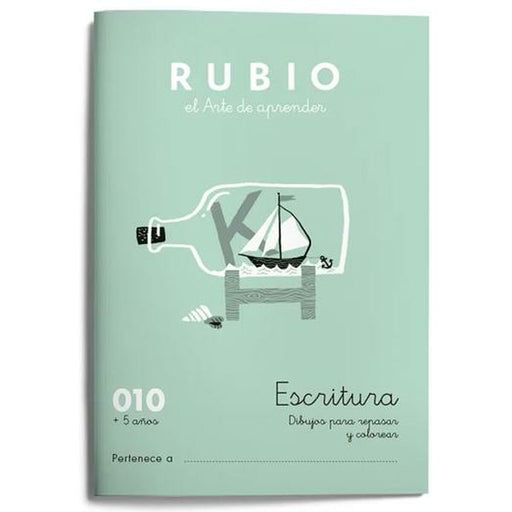 Writing and calligraphy notebook Rubio Nº10 A5 Espanhol 20 Folhas (10 Unidades)