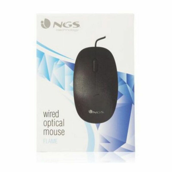 Rato Ótico NGS NGS-MOUSE-0906 1000 dpi Preto