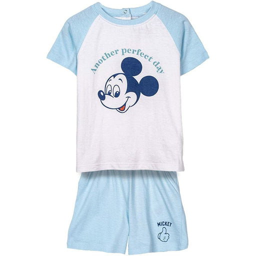 Pijama Infantil Mickey Mouse Azul Claro
