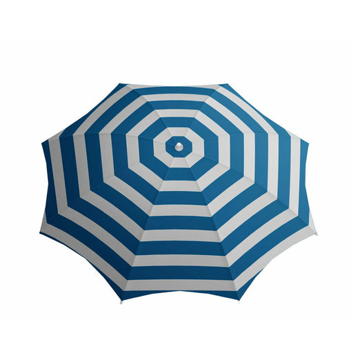 Parasol Riscas Branco/Azul Ø 220 cm