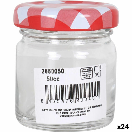 Frasco Mediterraneo   Transparente 50 ml Vidro (24 Unidades)