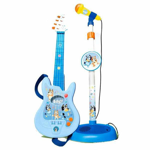 Guitarra Infantil Bluey Regulável Microfone 60 x 30 x 17 mm