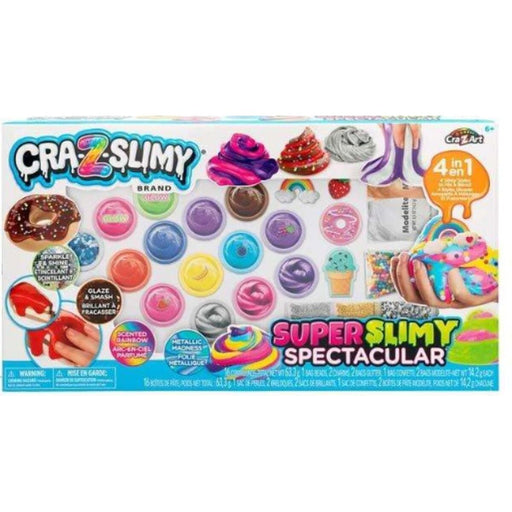 Slime Colorbaby Cra-Z-Slimy 4 em 1 Conjunto