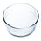 Molde para o Forno Ô Cuisine Ocuisine Vidrio Soufflé Transparente 22 x 22 x 10 cm Vidro (4 Unidades)