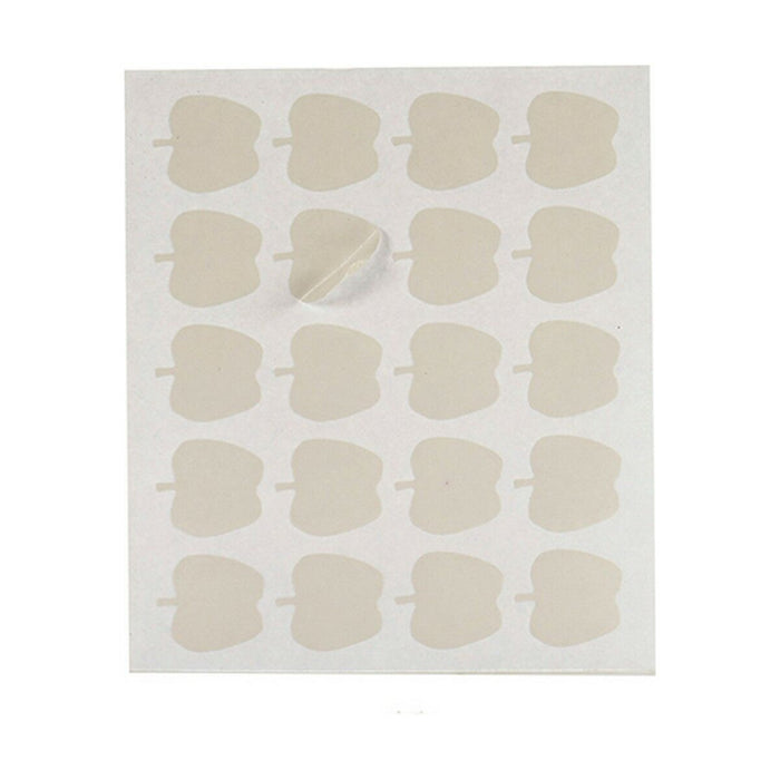 Etiquetas adesivas Branco 22 x 49 mm Maçã (12 Unidades)
