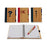 Caderno de Argolas com Caneta 14 x 18 cm Símbolos (12 Unidades)