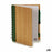 Caderno de Argolas com Caneta Bambu 14 x 18 cm (12 Unidades)