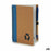 Caderno de Argolas com Caneta Cartão Reciclado 1 x 16 x 12 cm (12 Unidades)