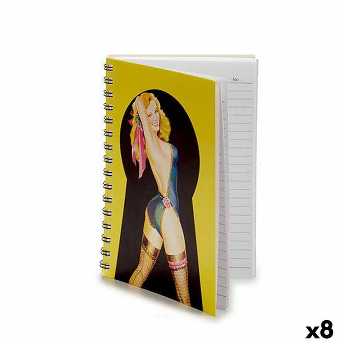 Caderno de Argolas A5 3D (8 Unidades)
