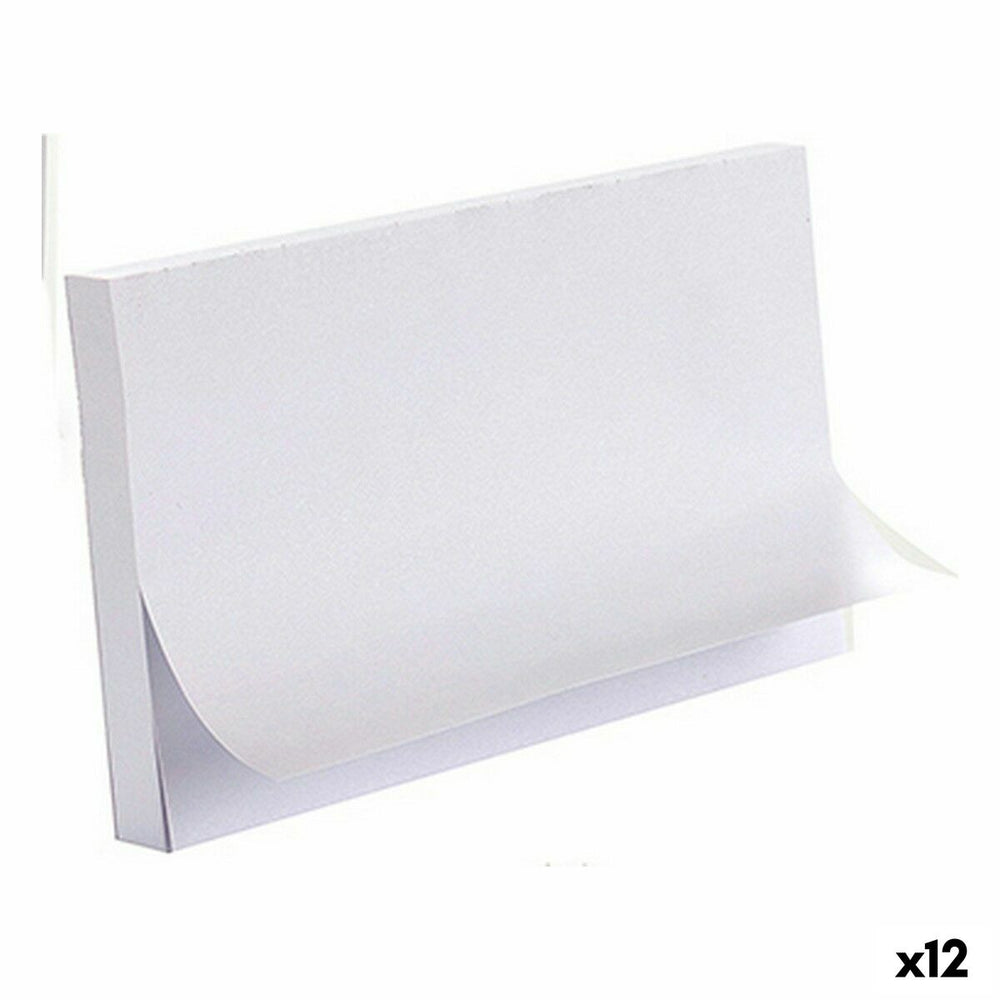 Notas Adesivas 76 x 127 mm Branco (12 Unidades)