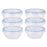 Conjunto de Lancheiras Hermético Azul Transparente Plástico 800 ml 15,5 x 7,5 x 15,5 cm (8 Unidades)