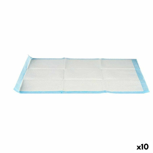 Resguardos absorventes 60 x 90 cm Azul Branco Papel Polietileno (10 Unidades)