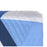 Colcha Reversível 180 x 260 cm Azul Branco (6 Unidades)