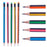 Conjunto de Lápis Riscas Multicolor Madeira (12 Unidades)