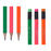 Conjunto de Lápis Afia-lápis Borracha (12 Unidades)