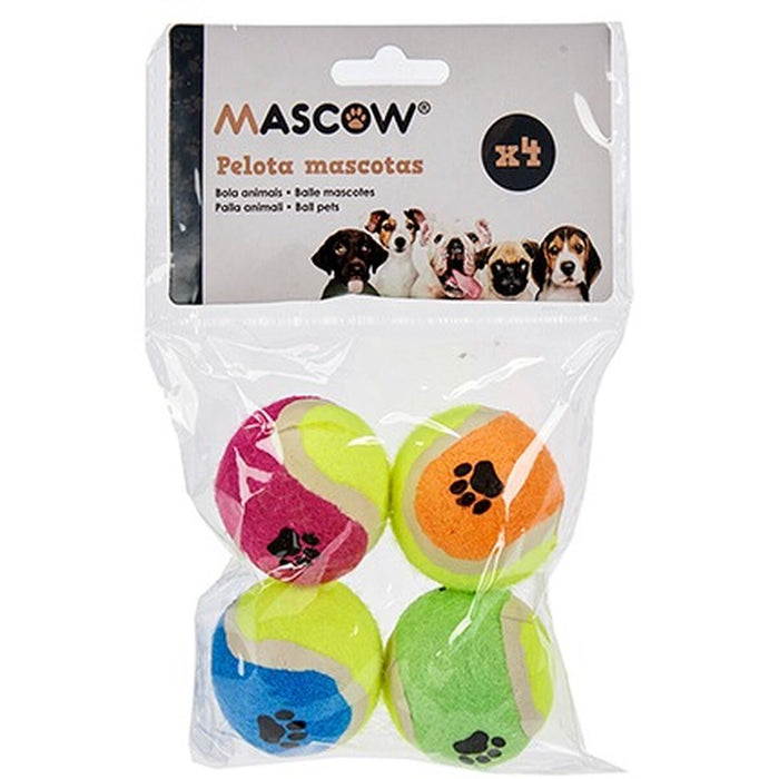 Brinquedo para cães Bola Multicolor Ø 4,5 cm Polietileno Polipropileno ABS (12 Unidades)