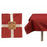 Toalha de Mesa Losangos Vermelho 180 x 140 cm (6 Unidades)