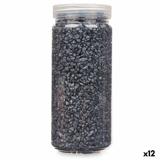 Pedras Decorativas Preto 2 - 5 mm 700 g (12 Unidades)