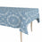 Toalha de mesa em rolo Exma Borracha Azul Mandala 140 cm x 25 m