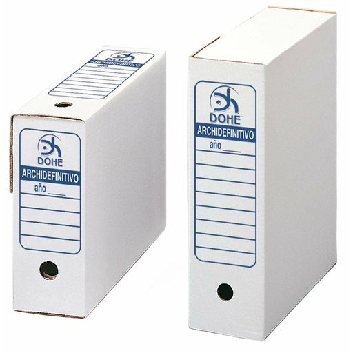 Caixa de Arquivo DOHE Branco Quarto (50 Unidades)