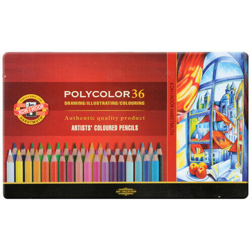 Lápis de cores Michel Polycolor Multicolor 36 Peças