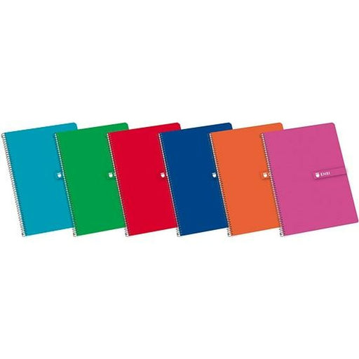 Caderno ENRI A4 80 Folhas (5 Unidades)