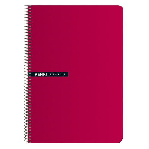 Caderno ENRI 70 gr Vermelho (5 Unidades)