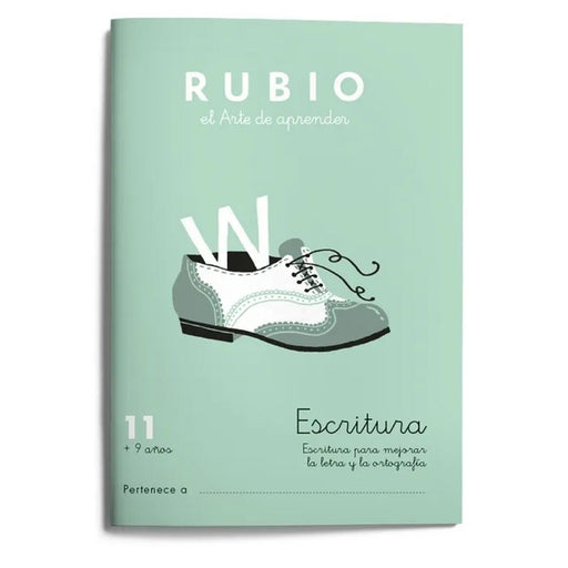 Writing and calligraphy notebook Rubio Nº11 A5 Espanhol 20 Folhas (10 Unidades)