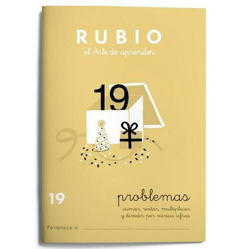 Caderno quadriculado Rubio Nº19 A5 Espanhol 20 Folhas (10 Unidades)
