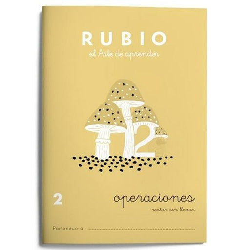 Caderno quadriculado Rubio Nº2 A5 Espanhol 20 Folhas (10 Unidades)