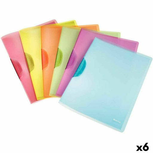 Dossier Leitz ColorClip Rainbow Multicolor A4 30 Folhas (6 Unidades)