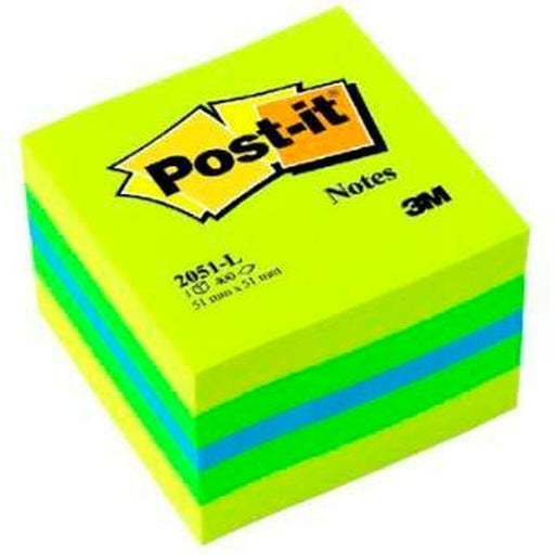 Notas Adesivas Post-it 2051-L Multicolor 5,1 x 5,1 cm (24 Unidades)