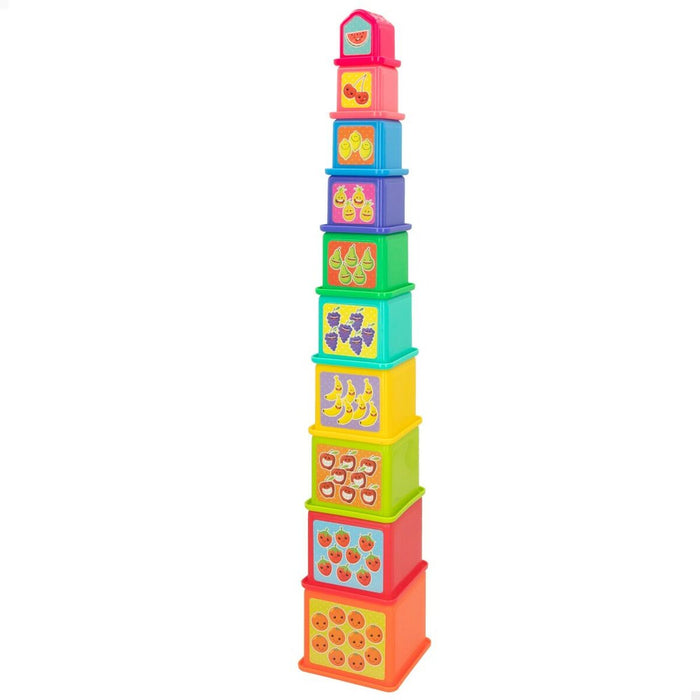 Blocos Empilháveis PlayGo 10,2 x 50,8 x 10,2 cm 4 Unidades