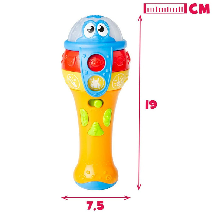 Microfone de brinquedo Winfun 7,5 x 19 x 7,8 cm (6 Unidades)