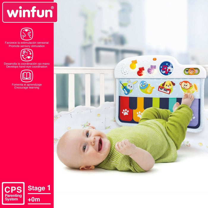 Piano Interativo para Bebé Winfun 42 x 3 x 32 cm (4 Unidades)