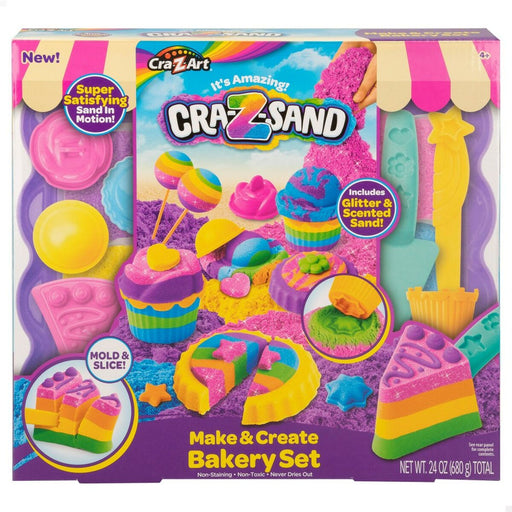 Conjunto de Trabalhos Manuais Cra-Z-Art 	Cra-Z-Sand Bakery Plástico Areia