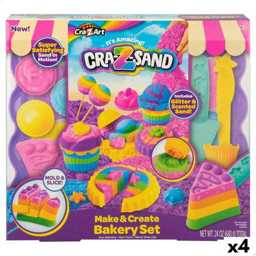 Conjunto de Trabalhos Manuais Cra-Z-Art 	Cra-Z-Sand Bakery Plástico Areia