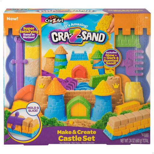 Conjunto de Trabalhos Manuais Cra-Z-Art Cra-Z-Sand Castle Plástico Areia