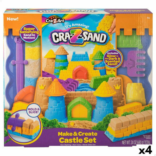 Conjunto de Trabalhos Manuais Cra-Z-Art Cra-Z-Sand Castle Plástico Areia