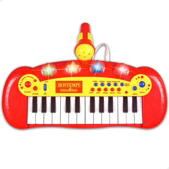 Piano Interativo para Bebé Bontempi Infantil Microfone 33 x 13 x 19,5 cm (6 Unidades)